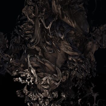 Digitale Kunst getiteld "Molecular genesis" door Gustavo Castillo, Origineel Kunstwerk, 3D-modellering