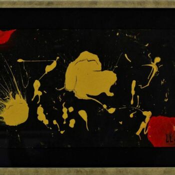 Pintura titulada "Abstract" por Gustavo Pereira, Obra de arte original, Acrílico Montado en Panel de madera