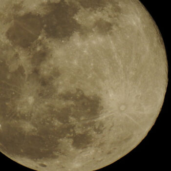 "La Super Lune du 19…" başlıklı Fotoğraf Guylaine Bisson (GuyL'ART) tarafından, Orijinal sanat, Diğer