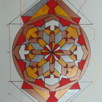 제목이 "Energia Solar"인 미술작품 Kira Habyb Abud로, 원작, 잉크