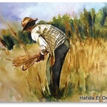 Peinture intitulée "EL LABRADOR" par El Oumlouki Hafida, Œuvre d'art originale