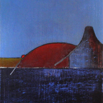 Pittura intitolato "habitat-29" da Gilles Hancotte, Opera d'arte originale, Acrilico