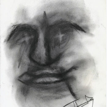 "The Crucified Man" başlıklı Resim Happiness Onome tarafından, Orijinal sanat, Tebeşir