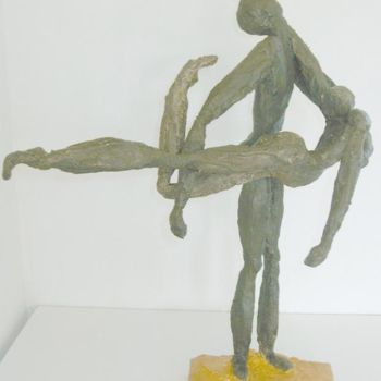 Скульптура под названием "Couple" - S Eymond Laritaz, Подлинное произведение искусства, Металлы