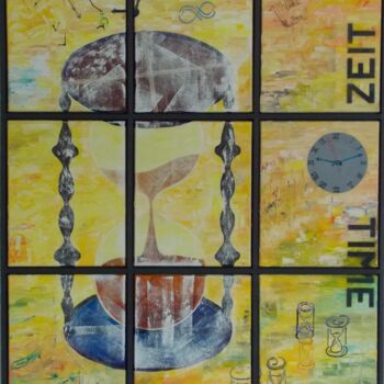绘画 标题为“ZEIT” 由Harry Lübke (hARRY), 原创艺术品, 油
