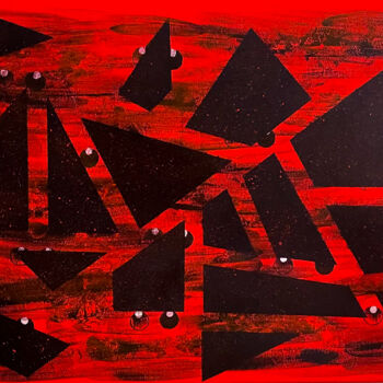 Malarstwo zatytułowany „Enthralled” autorstwa Havana Wilson, Oryginalna praca, Akryl Zamontowany na Drewniana rama noszy