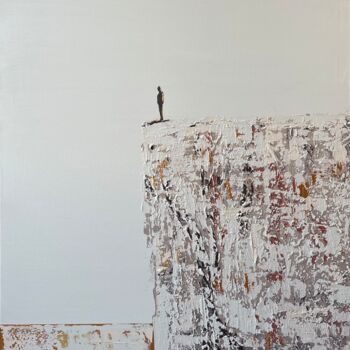 "Distance" başlıklı Tablo Helena Rubí tarafından, Orijinal sanat, Akrilik Ahşap Sedye çerçevesi üzerine monte edilmiş