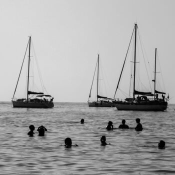 Fotografia zatytułowany „BAIGNADE” autorstwa Hélène Le Goff, Oryginalna praca, Fotografia cyfrowa