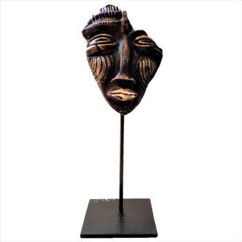 Скульптура под названием "l'indienne noire" - Helene Stanton, Подлинное произведение искусства, Бронза