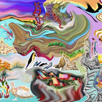 Digital Arts titled "The Earth in Motion" by Hemu Aggarwal (hyaggarwal), Original Artwork, 2D Digital Work