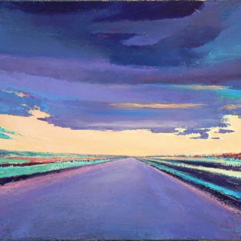 Картина под названием "Route 1" - Henri Eisenberg, Подлинное произведение искусства, Акрил