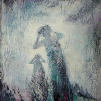 Schilderij getiteld "La Nuit Transfigurée" door Henri Eisenberg, Origineel Kunstwerk, Acryl