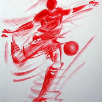 Drawing titled "football-n-15-dessi…" by Henri Ibara, Original Artwork, Other
