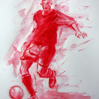 Drawing titled "football-n-19.jpg" by Henri Ibara, Original Artwork, Other