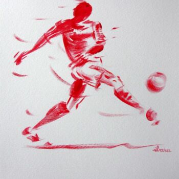 Dibujo titulada "football-n-25-dessi…" por Henri Ibara, Obra de arte original, Otro