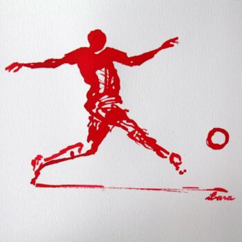 Zeichnungen mit dem Titel "football-n-26-dessi…" von Henri Ibara, Original-Kunstwerk, Andere