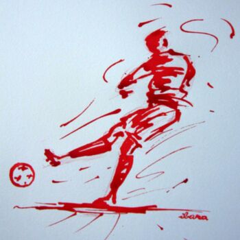 Drawing titled "football-n-41-dessi…" by Henri Ibara, Original Artwork, Other
