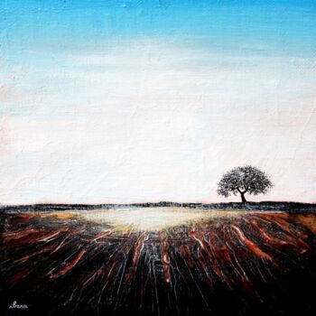 Painting titled "esprit-de-l-arbre-n…" by Henri Ibara, Original Artwork, Acrylic