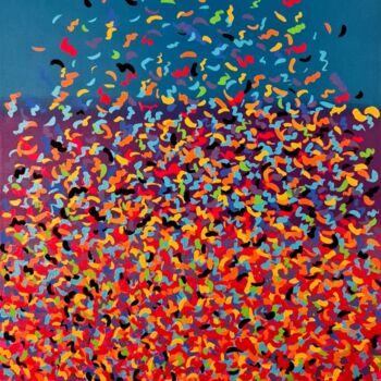 "Confetti" başlıklı Tablo Henry Rodriguez tarafından, Orijinal sanat, Akrilik