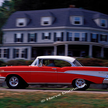 Photography titled "Chevy 57" by Herve Donnezan, Original Artwork, Analog photography