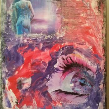 Painting titled "Sensualité" by Nat'S Art, Original Artwork, Acrylic