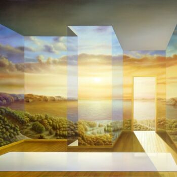 제목이 "contemplation-100-x…"인 미술작품 Homero Aguilar로, 원작, 기름