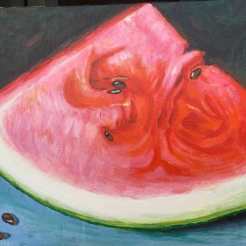 "Watermelon" başlıklı Tablo Jin Hong tarafından, Orijinal sanat, Akrilik