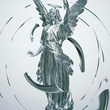 数字艺术 标题为“Angel” 由Hosni Gharbi, 原创艺术品, 数字油画