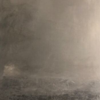 Painting titled "Nuit et brouillard" by Hugo Bartoli, Original Artwork, Acrylic