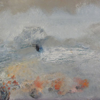 Malerei mit dem Titel "La Vallée des Refle…" von Hugues-Emmanuel Coutin, Original-Kunstwerk, Öl