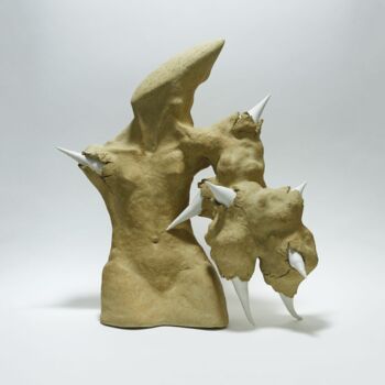 Sculpture titled "Les vignes" by Ielizaveta Portnova, Original Artwork, Ceramics