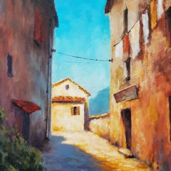 Painting titled "Morning in Rovinj.…" by Igor Makeev, Original Artwork, Oil