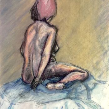 "Nude" başlıklı Resim Igzotic tarafından, Orijinal sanat, Mum boya