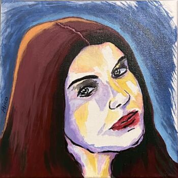 Malarstwo zatytułowany „Portrait of a girl.” autorstwa Ihor Miroshnycnenko (Miro), Oryginalna praca, Akryl
