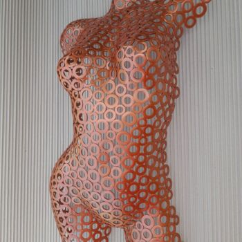 Sculpture titled "Beautiful Aphrodite…" by Ihor Tabakov, Original Artwork, Metals Mounted on Metal