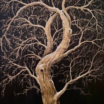 绘画 标题为“Money Tree” 由Илья Бызов, 原创艺术品, 丙烯