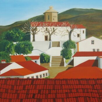 「Dornes, Ferreira do…」というタイトルの絵画 Inês Douradoによって, オリジナルのアートワーク, オイル