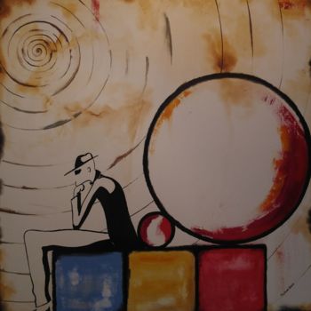 Pintura titulada "Rolling Stones 5" por Torsten Lünse, Obra de arte original, Oleo