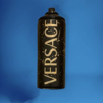 제목이 "Bombe Versace"인 조형물 Walid Sahraoui (Wally)로, 원작, 아크릴