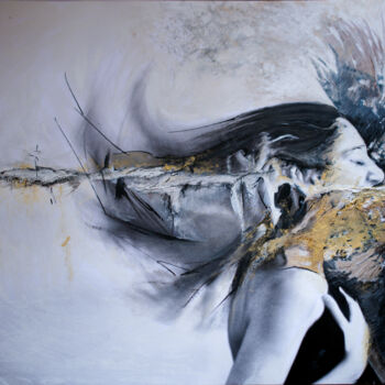Pintura titulada "L'Urlo" por Inframmenti, Obra de arte original, Acrílico Montado en Metal