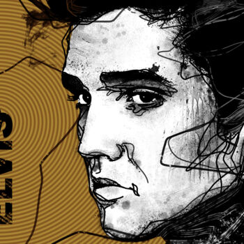 "Elvis" başlıklı Dijital Sanat Iñigo Urbina tarafından, Orijinal sanat, Dijital Resim