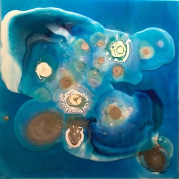 Painting titled "Microcosm" by Inka2arte, Original Artwork, Acrylic