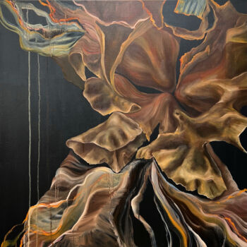 Pintura titulada "Lavish Withering" por Inna Sumina, Obra de arte original, Oleo