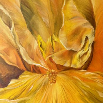 Painting titled "Yellow Dream" by Inna Sumina, Original Artwork, Oil