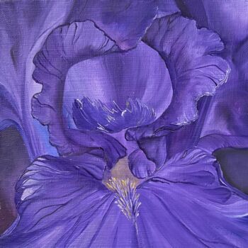 Schilderij getiteld "Violet Velvet" door Inna Sumina, Origineel Kunstwerk, Olie