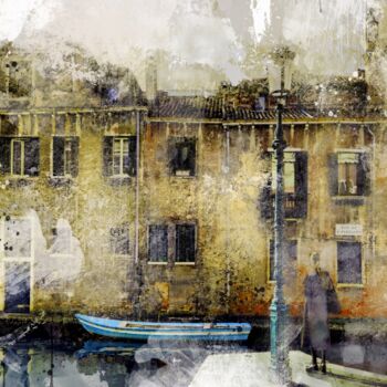 Peinture intitulée "Venice 7" par Ira Tsantekidou, Œuvre d'art originale, Peinture numérique