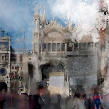 绘画 标题为“Venice, St Mark's B…” 由Ira Tsantekidou, 原创艺术品, 数字油画
