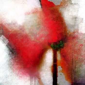Malerei mit dem Titel "Flower Composition 5" von Ira Tsantekidou, Original-Kunstwerk, Digitale Malerei