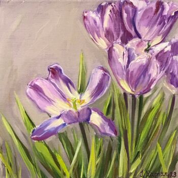 Pintura intitulada "Spring" por Iryna Karpiak, Obras de arte originais, Óleo