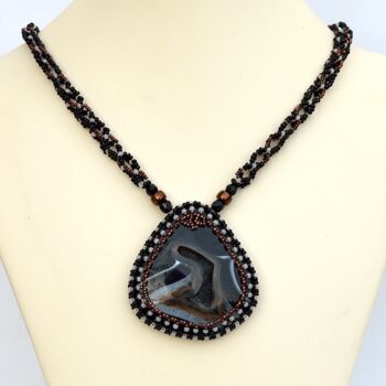 Design titled "Bold agate pendant…" by Irena Zelickman, Original Artwork, Jewelry
